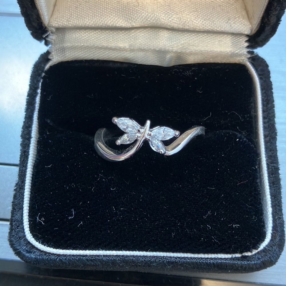 Vintage RS Covenant Sterling Silver Dragonfly Ring